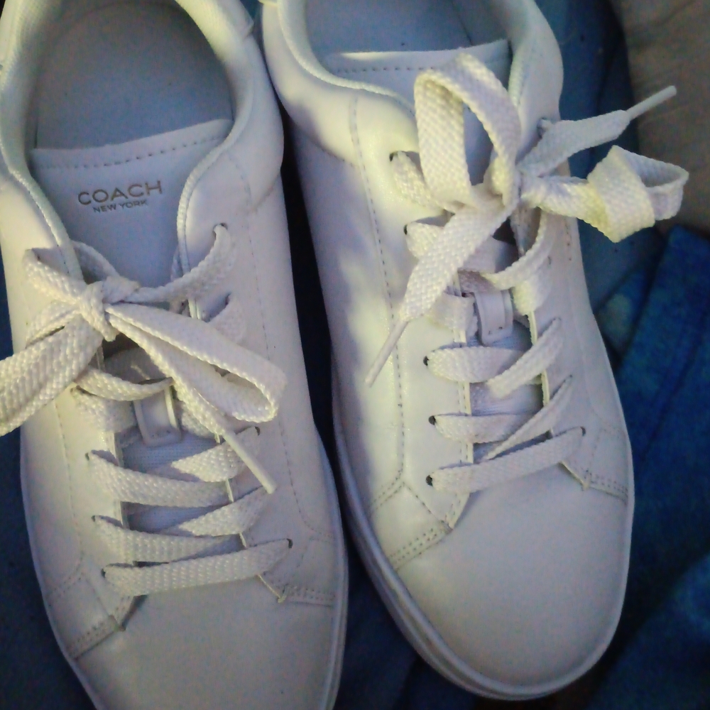Coach White Athletic Shoes